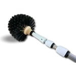 Tête de loup balai brosse boule Manche télescopique aluminium - Quantité x 1 - Tête de loup pro manché 3,8 m