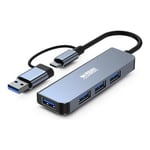 URBAN FACTORY Urban Factory Minee - Concentrateur (hub) USB-A/C 4 x SuperSpeed USB 3.0 de bureau