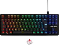 Keyz Platinium Tkl Clavier Mecanique Red Switch Outemu Low Profile Azerty Clavier Gamer Tkl Ultra Fin, Rgb & Touches 100% Personnalisable, Anti-Ghosting Total - Pc/Ps4/Ps5/Xb[Cla170278]