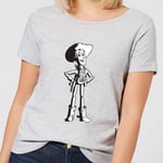 T-Shirt Femme Sheriff Woody Toy Story - Gris - XS - Gris