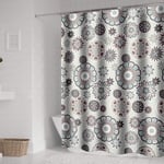 AYYSHOP Shower Curtain, Bathroom Sets with Shower Curtain and Hook Up, Bathroom Curtains Polyester Waterproof Mildew Proof for Bathroom Decoration