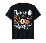 This Is Boo Sheet Halloween Ghost Costumes Men Women Couples T-Shirt