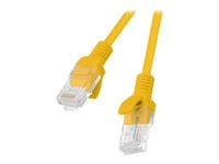 Lanberg - Patch-Kabel - Rj-45 (Hane) Till Rj-45 (Hane) - 1 M - 5.4 Mm - Utp - Cat 6 - Formpressad, Hakfri, Tvinnad - Orange, Ral 1028