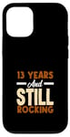 Coque pour iPhone 12/12 Pro 13e anniversaire 13 ans et toujours à bascule