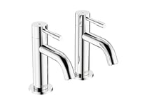 Bristan Mila Basin Pillar Taps Chrome (MI 1/2 C)