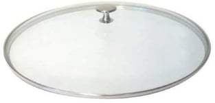 STAUB Couvercle en Verre pour Wok, Rond, Ø 37 cm, Transparent