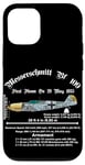 Coque pour iPhone 12/12 Pro Messerschmitt Fighter Art Historic: Aviation Legends