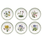 Portmeirion Home & Gifts BG05082 Botanic Garden Lot de 6 assiettes à dessert Blanc 16,5 cm