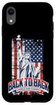 Coque pour iPhone XR Motif America Back to Back WorldWar Champs Pride