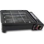 Kit de barbecue de camping - barbecue portable avec grille, poêle à gril, clip de poêle à barbecue - poêle de camping portable