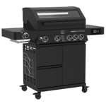 Gasolgrill Videro PRO G4-SB Smart Vario+, 20700 W - Rösle