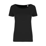 Native Spirit Ladies Tencel modal T-shirt 145 gsm - Black - XS