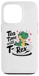 iPhone 13 Pro Tea Rex T-Rex Funny Tee For Tea Lovers Drinkers And Dinosaur Case