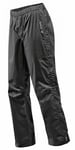 Vaude Fluid Pantalon imperméable zippée Femme Noir FR : M (Taille Fabricant : M)