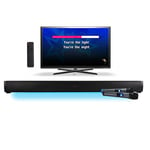 Mr Entertainer STARBAR Karaoke Soundbar. All in one Karaoke Machine, Soundbar & Wireless Speaker. Includes 2 Wireless Microphones