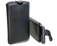 caseroxx Slide Poche pour Sony Xperia S en noir fait de néoprène