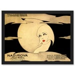 Advert Theatre Play Stage Salome Oscar Wilde Nazimova Artwork Framed Wall Art Print A4