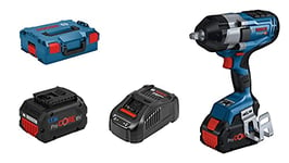 Bosch Professional BITURBO GDS 18V-1000 C Cordless Impact Driver (1000 Nm Tightening Torque, 1600 Nm Breakaway Torque, 2 x ProCORE18V 8.0 Ah Batteries, GAL 1880 CV Quick Charger, in L-BOXX 136)