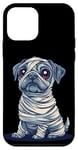 Coque pour iPhone 12 mini Chien mignon comme momie pour les amoureux des chiens et des momies