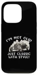 Coque pour iPhone 13 Pro Graphique « I'm Not Old I'm Classic with Style Car » Cadeau d'anniversaire