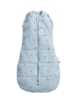 ergoPouch Organic Winter Cocoon Baby Swaddle Sleeping Bag, 2.5 Tog, Dragonfly Blue