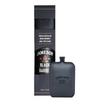 Jameson Black Barrel Blended Irish Whiskey Flask Gift Set, 70cl