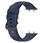 Bracelet pour Oppo Watch 3 Pro Silicone Soft-Touch Sange à Trous Avizar bleu nuit