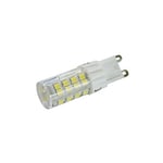 Electro Dh - Ampoule led G9 blanc chaud, 3200 k, 5 w, classe énergétique a+, 81.586/5/CAL