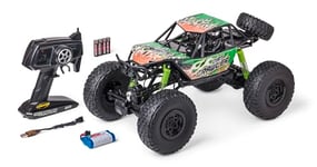 Carson 500404289 1:8 Dirt Crawler 4x4 100% RTR Vert - Voiture télécommandée, Voiture RC, véhicule RC, Voiture RC 1:8, Jouet télécommandé, RC Crawler pour Enfants