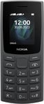 Nokia 105 4G (2023) - 1.8" IPS Display - Dual Sim - Unlocked - Charcoal