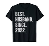 2nd Year Wedding Anniversary Epic Best Husband Since 2022 T-Shirt