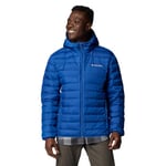 Columbia Men's Lake 22 Down Hooded Jacket, Hooded Puffer Down Jacket, Mountain Blue, Size S