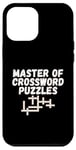 iPhone 12 Pro Max Puzzle Lover Master of Crossword Puzzles Case