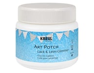 Kreul 49651-Art Potch Laque Mica, boîte 150 ML, Colle de serviettage et de décoration à Base d'eau, pour Bois, céramique, Pierre et Carton, White