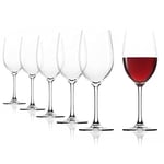 Stölzle_Lausitz Verres à Vin Rouge Classic Lot de 6, 450 ml – Verres à Vin de Haute Qualité pour Vins Rouges – Cristal Élégant pour Une Dégustation Parfaite – Résistants & Compatibles Lave-Vaisselle