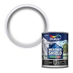 Dulux Weather Shield Quick Dry Gloss Paint, 750 ml - Black