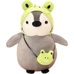 Plushdjur Kudde, Cartoon Pingvin Leksak Anime Kudde, Kawaii Plysch Fylld Pingvin Djurdocka, Plushie Fylld (FMY)