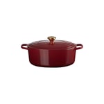 Signature Oval Gryte 6,3 L, Garnet