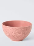 John Lewis Embossed Stoneware Cereal Bowl, 12.8cm