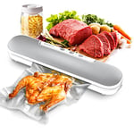 Machine Sous Vide Alimentaire, Machine à Emballer Sous Vide pour Aliments avec 15 Pcs Sac Sous Vide Alimentaire, Conservation des Aliments Secs Humides