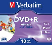 DVD+R 16x JC 4,7GB Verbatim Pr. 10 pieces