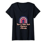 Womens Nebraska Roller Skate Museum Trivia Roller Skates V-Neck T-Shirt