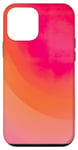 Coque pour iPhone 12 mini Rose et orange dégradé mignon aura esthétique