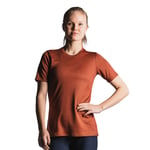 Fusion Technical Merino 150 T-shirt Women Rödbrun M - Fri frakt