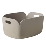 Muuto - Restore Basket, Sand - Småförvaring - Mika Tolvanen - Beige