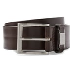 BOSS Mens Connio Branded-keeper belt in Italian leather