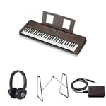 YAMAHA PSR-E360 Portable Keyboard bundled with HPH-150 Headphones, L-2C Keyboard Stand, and sustain Pedal