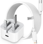 iPhone Fast Charger and Cable - 3M[Apple MFi Certified] 20W