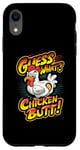 Coque pour iPhone XR Guess What Chicken Butt Funny Dad Mom Frères et sœurs Humour