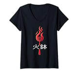 Womens Hibachi Grill Teppanyaki Barbeque Japanese Cuisine V-Neck T-Shirt